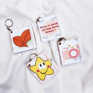🗝️ Set of 4 Pocket Notepads – Keychain Style