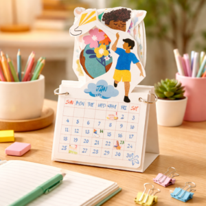 Calendar CutOut 2026