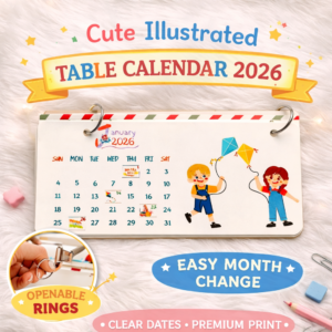 Illustrated Table Calendar