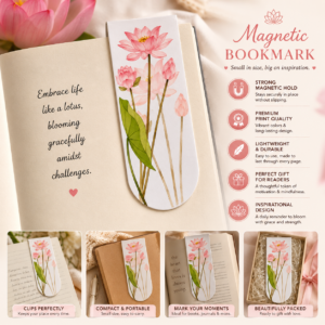 Lotus Magnetic Bookmark