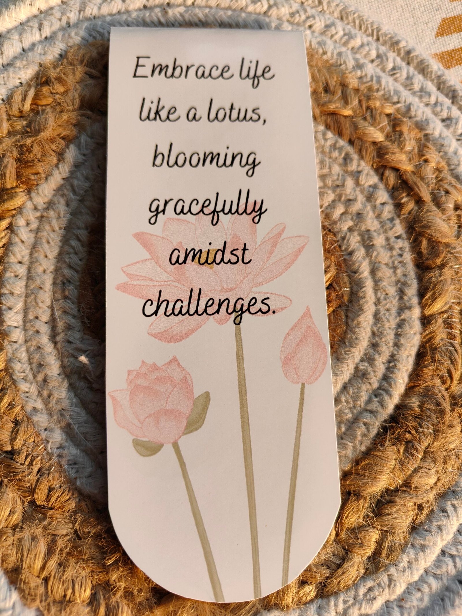 Lotus Magnetic Bookmark - Image 3