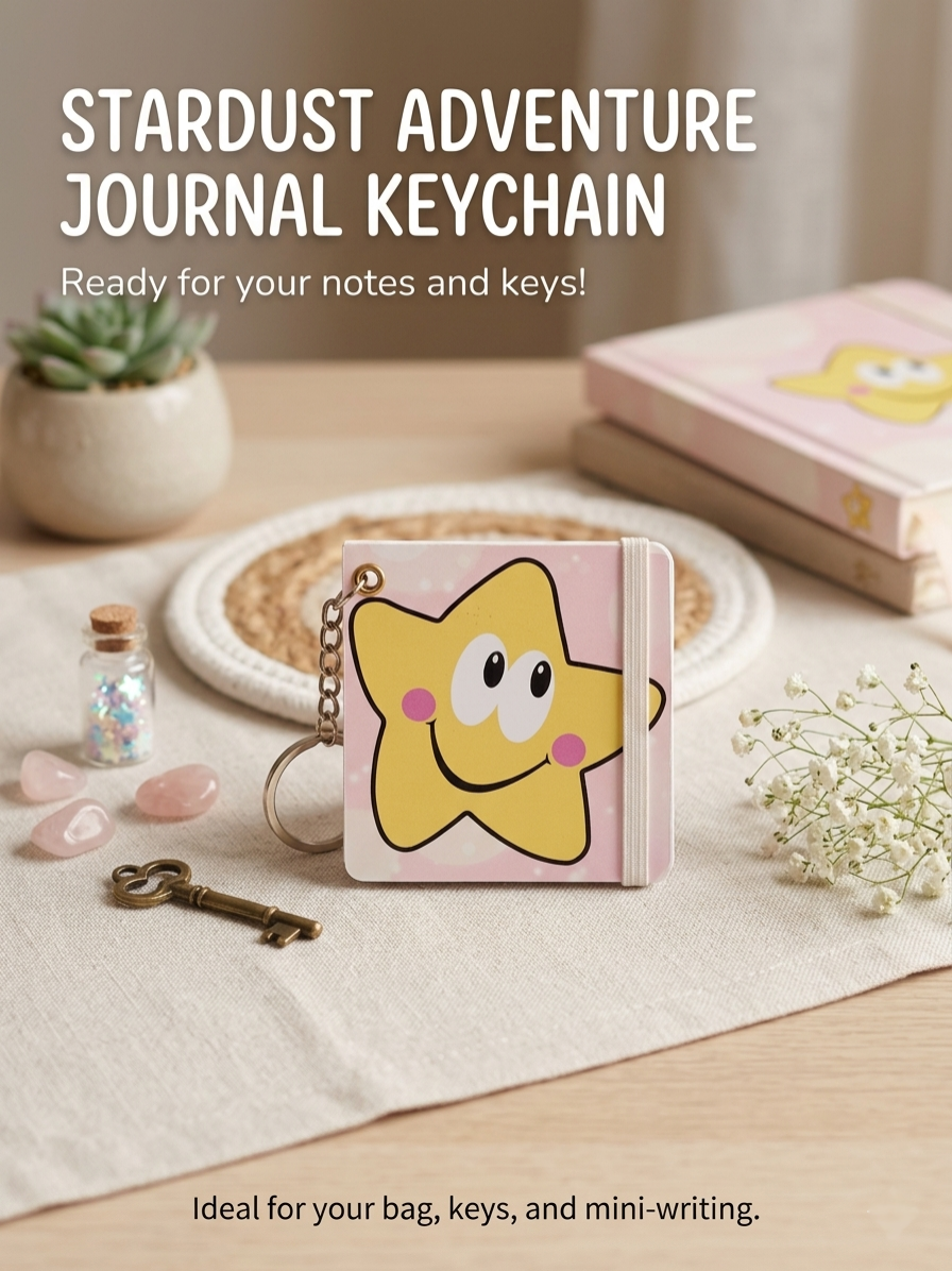 Stardust Adventure Journal Keychain