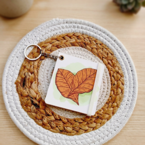 Autumn Foliage Mini Journal Keychain