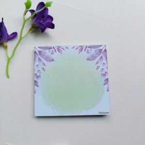 Lavender Bloom Tear-Off Notepad