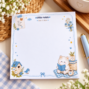Kawaii Little Notes Notepad🐱